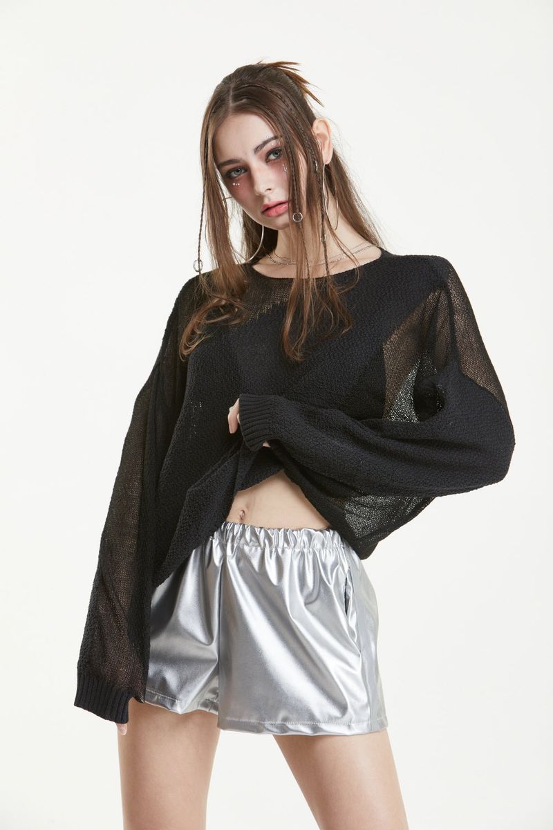 HAND SEE-THROUGH KNIT