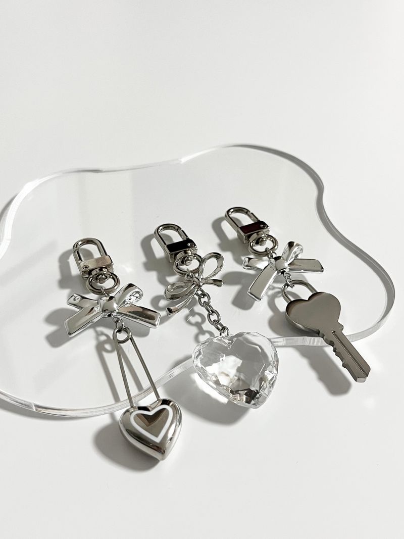 ribbon glass Keyring