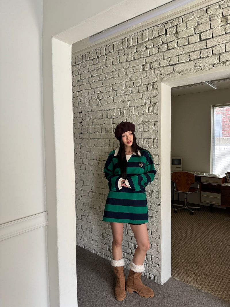 Stripe rugby T
