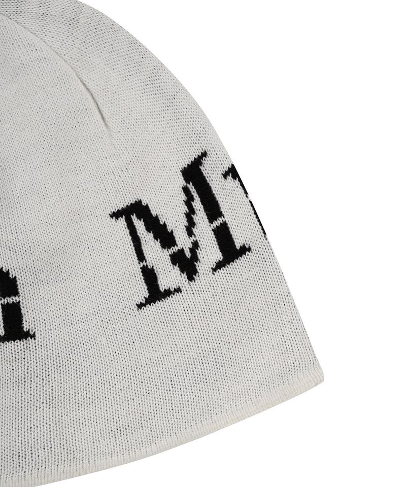 JACQUARD LOGO BEANIE