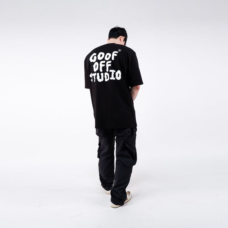 GOOFOFF MAIN LOGO TEE - ( Black - White )