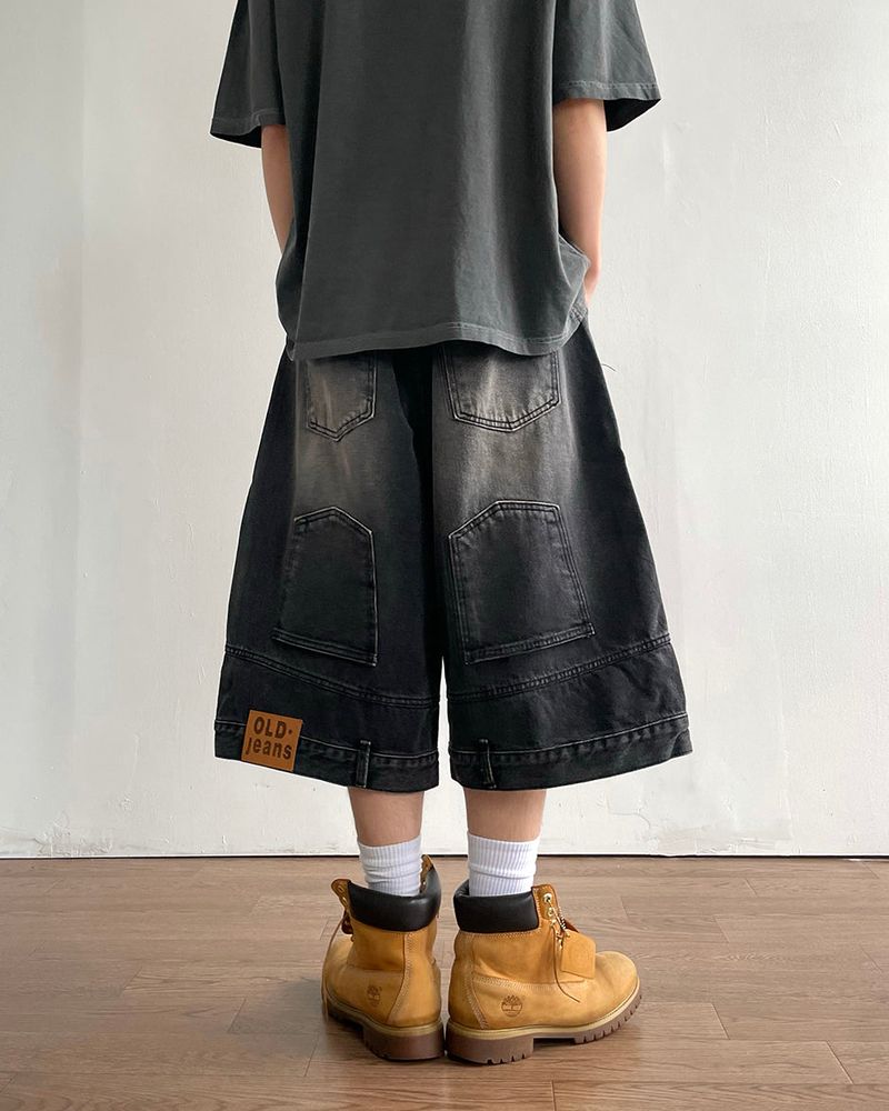 Log Bermuda Denim Pants