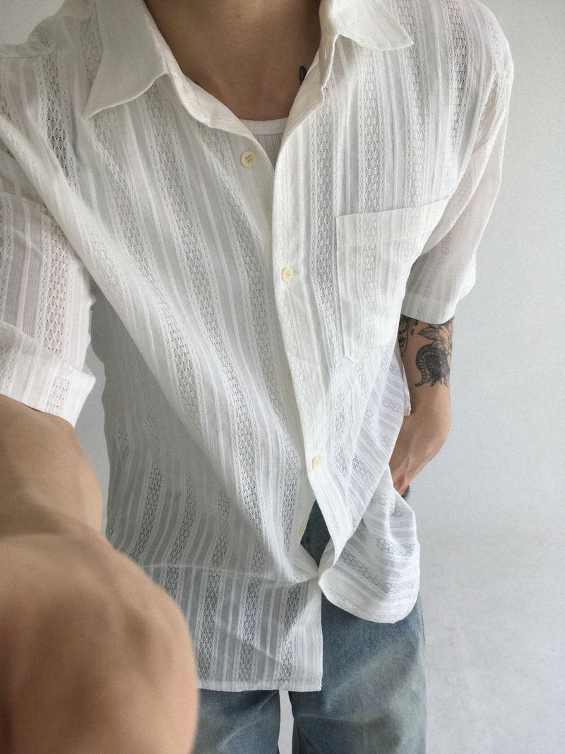 det short sleeve shirt(2colors)