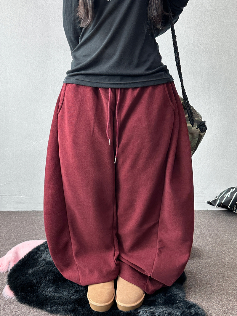 CCORTTI（コルッティ）の「ディニサイドピンタックバルーンワイドロングパンツ 🖤🩷🩶4 COLOR（パンツ）」