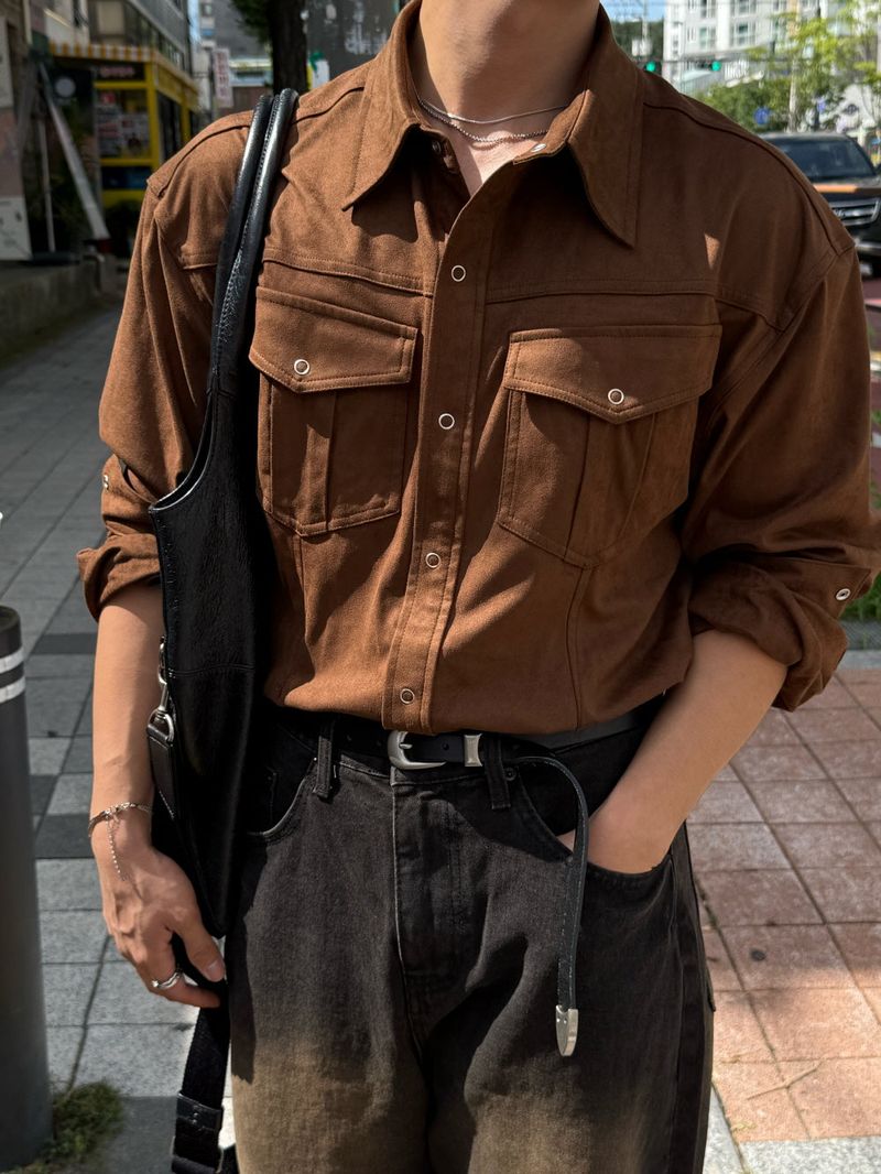 Yard suede western shirt