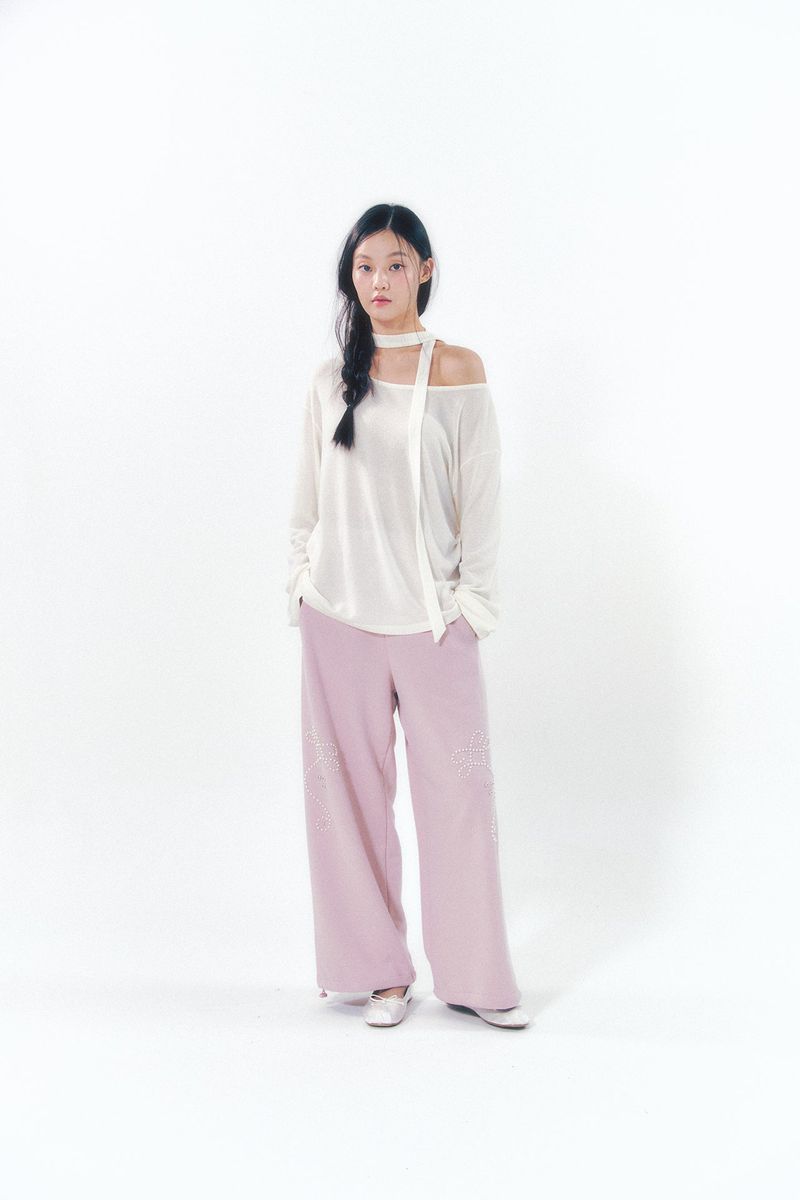 Pearl Track Pants Pink
