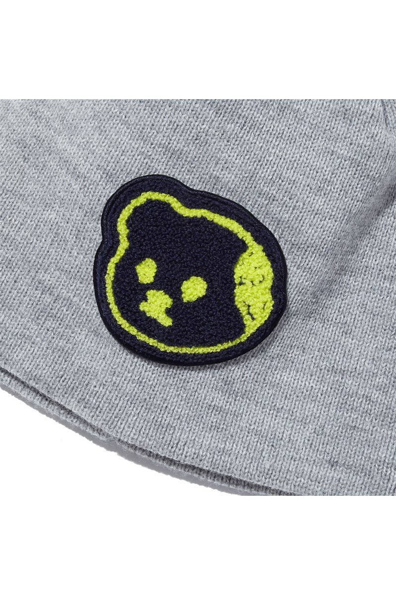 T.D BEAR Wappen Beanie_Grey