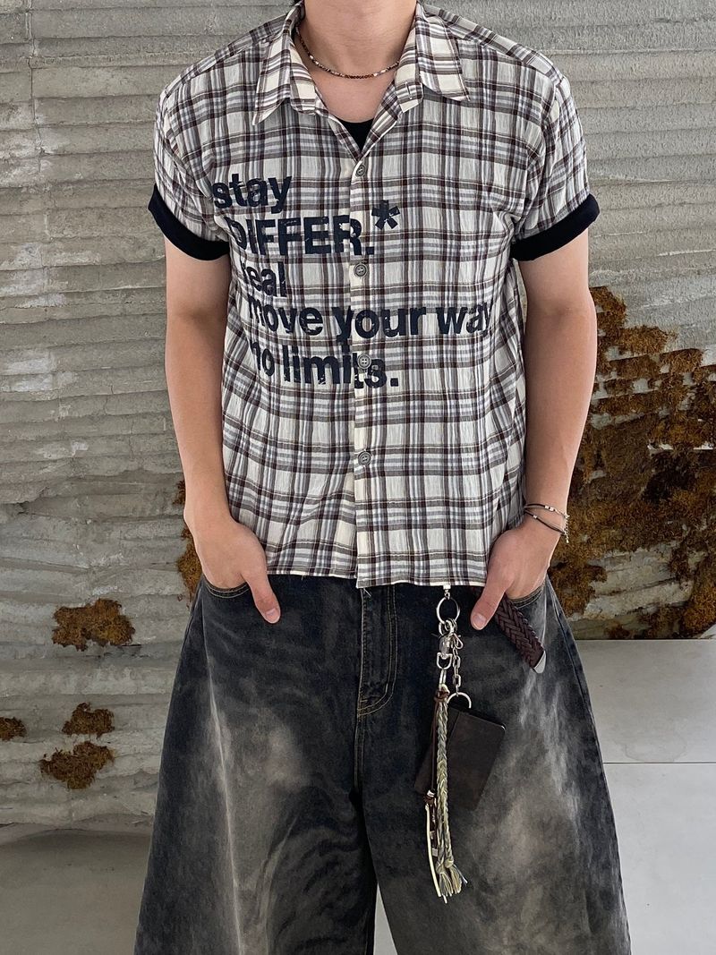 SSROOM(エスエスルーム)の「Stay Offer Checkered Short-Sleeved Shirt 2C(Tops)」