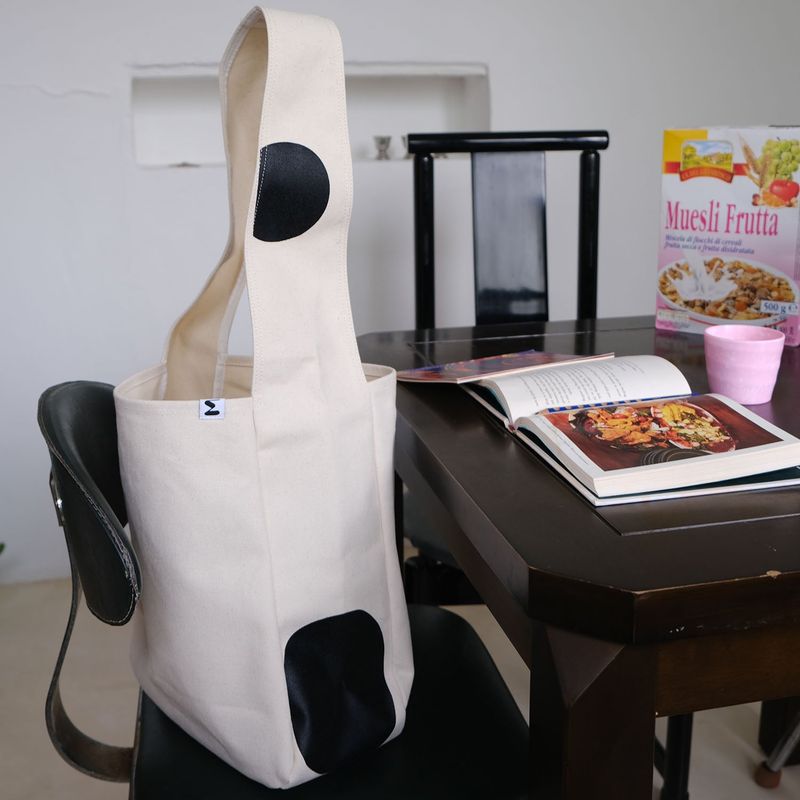 Round Canvas Bag