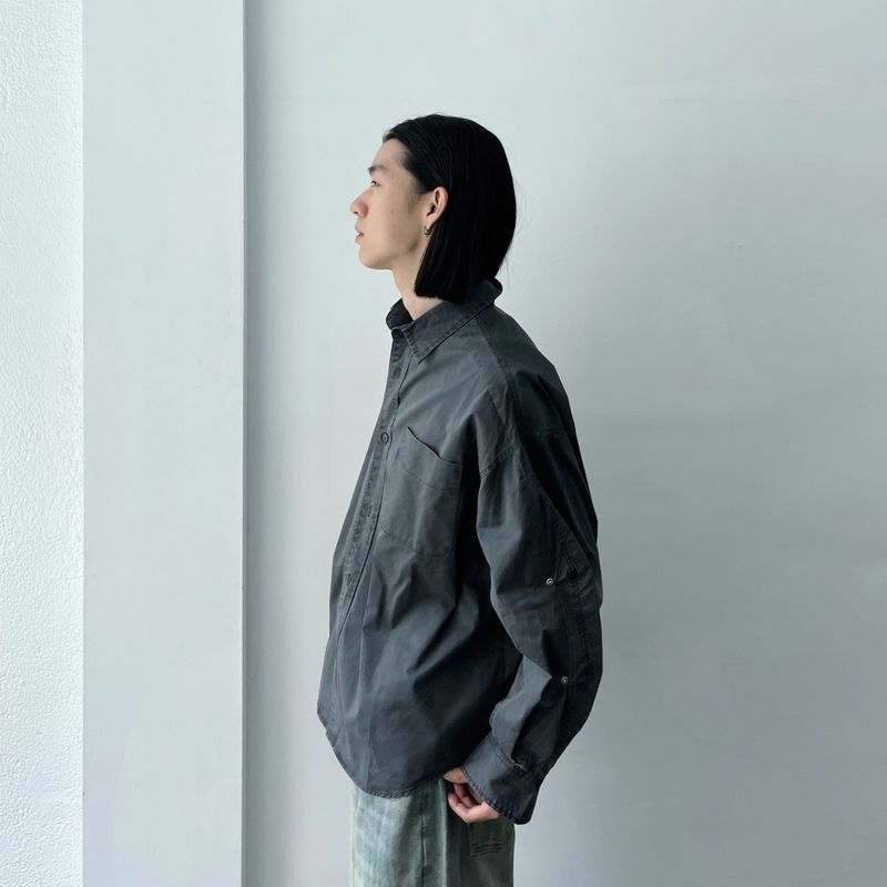 Snap Detail Utility Shirt