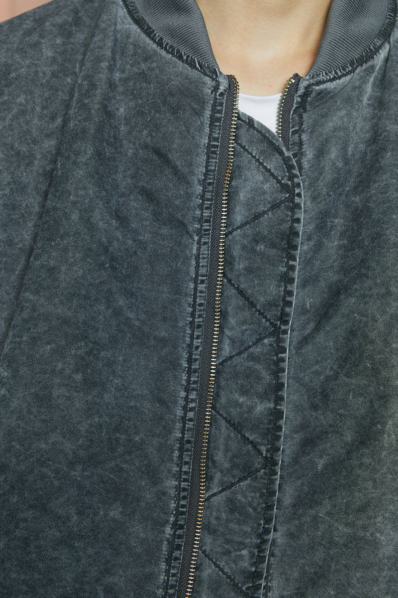 PIGMENT MA-1 JUMPER / CHARCOAL
