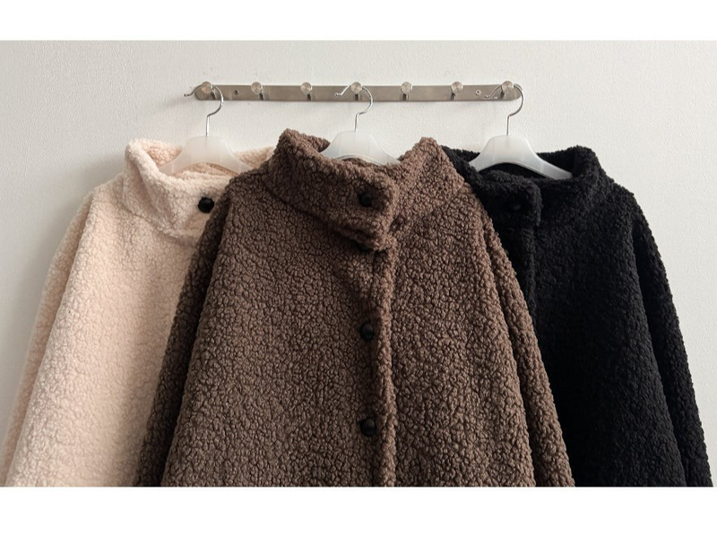 Lottie high neck pogle long coat