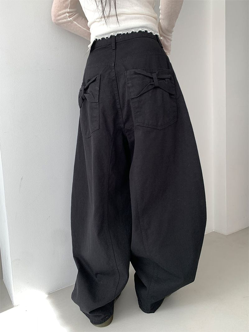 RIBBON BALLOON PANTS (2C)