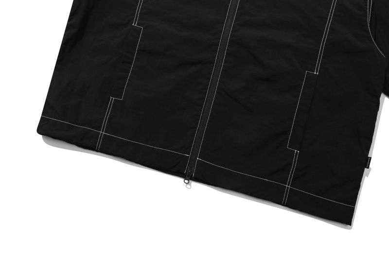 OUT STITCH WIND JACKET_BLACK