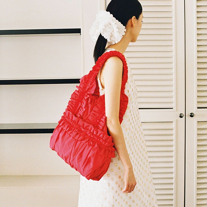 PLANFOROTHERDAY(プランフォーアザーデイ)の「【MADE】HINA BAG RED(Bags)」