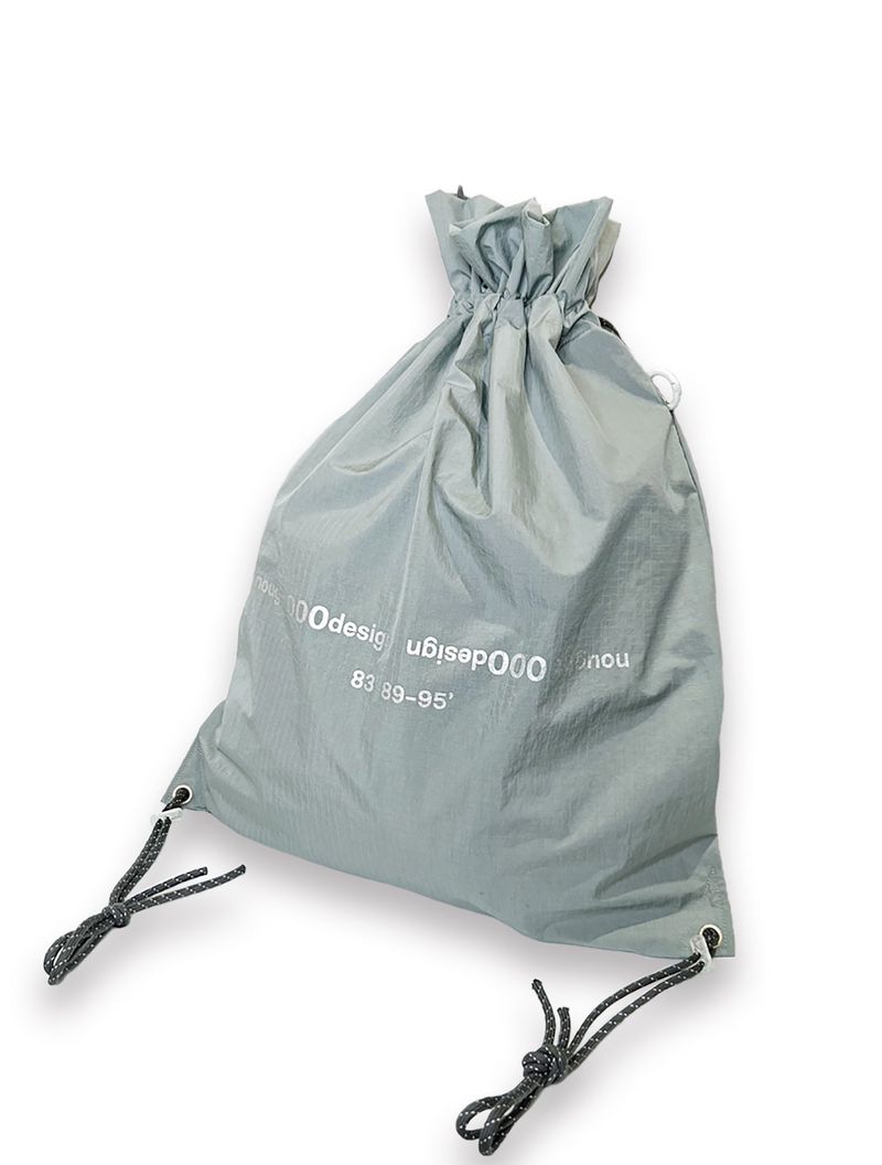 Reverse Logo Gym Sack / Grey