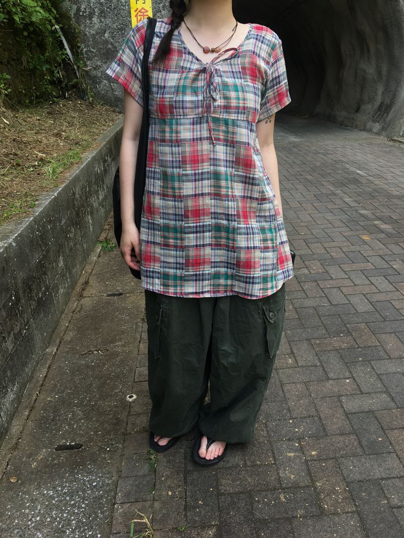 roha Checkered Blouse