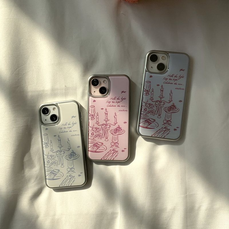 [MADE][Epoxy Silver Bumper Case] Cozy Table ⋆ Milk