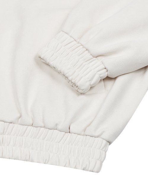 87-STAN009 [Vegan Suede] Standard Blouson Suede Jacket IVORY