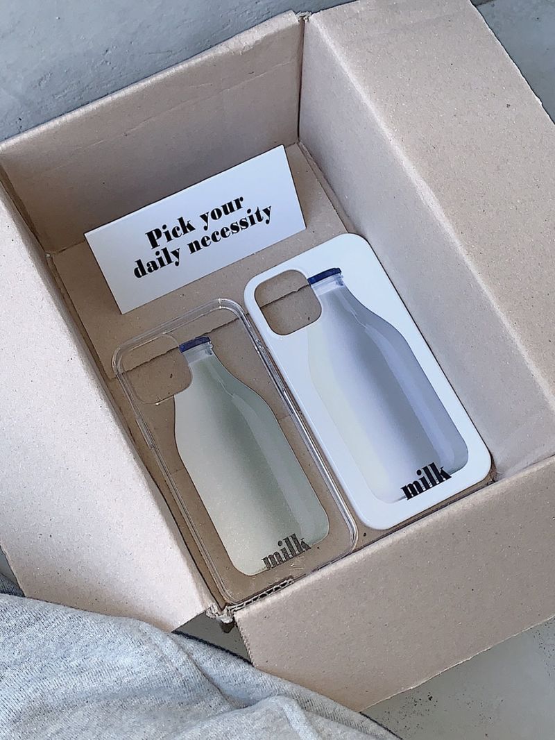 MILK PHONE CASE (JELLY TYPE)