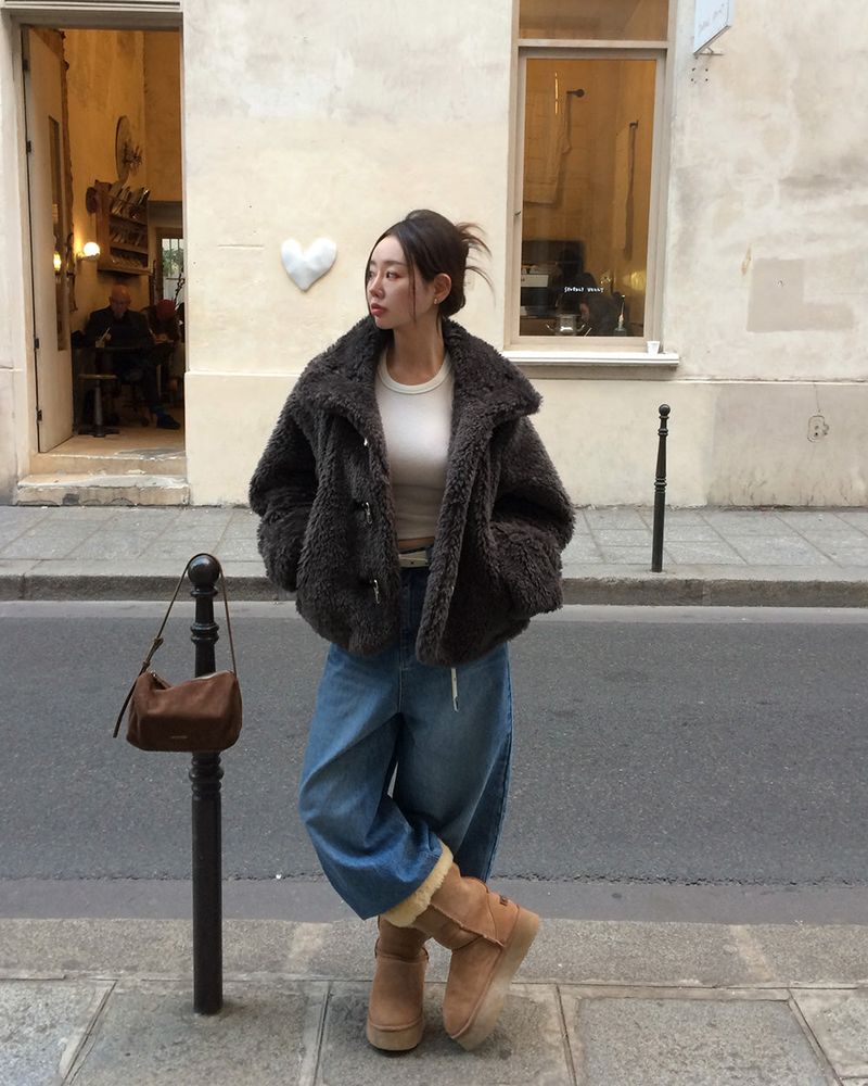 [ORIGINAL] After Platform Long Mouton Boots