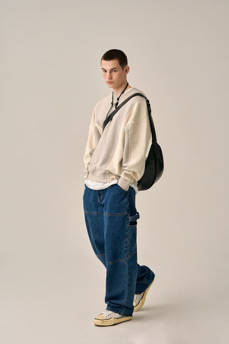 PATTERN LINE WORK PANTS