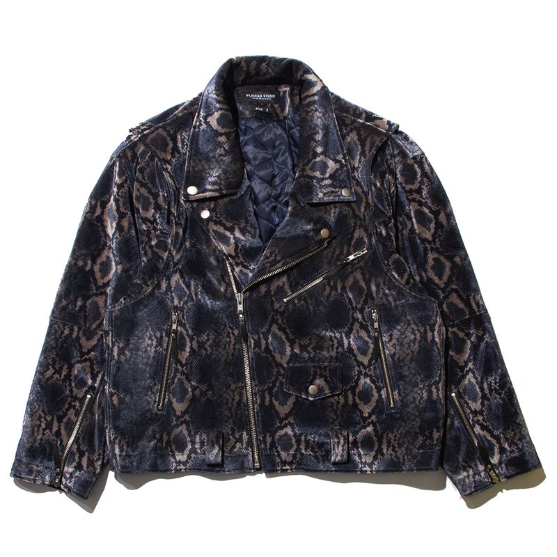 PLATEAU STUDIO（プラテウスタジオ）の「oversized padded biker jacket（Jackets/Outerwear）」