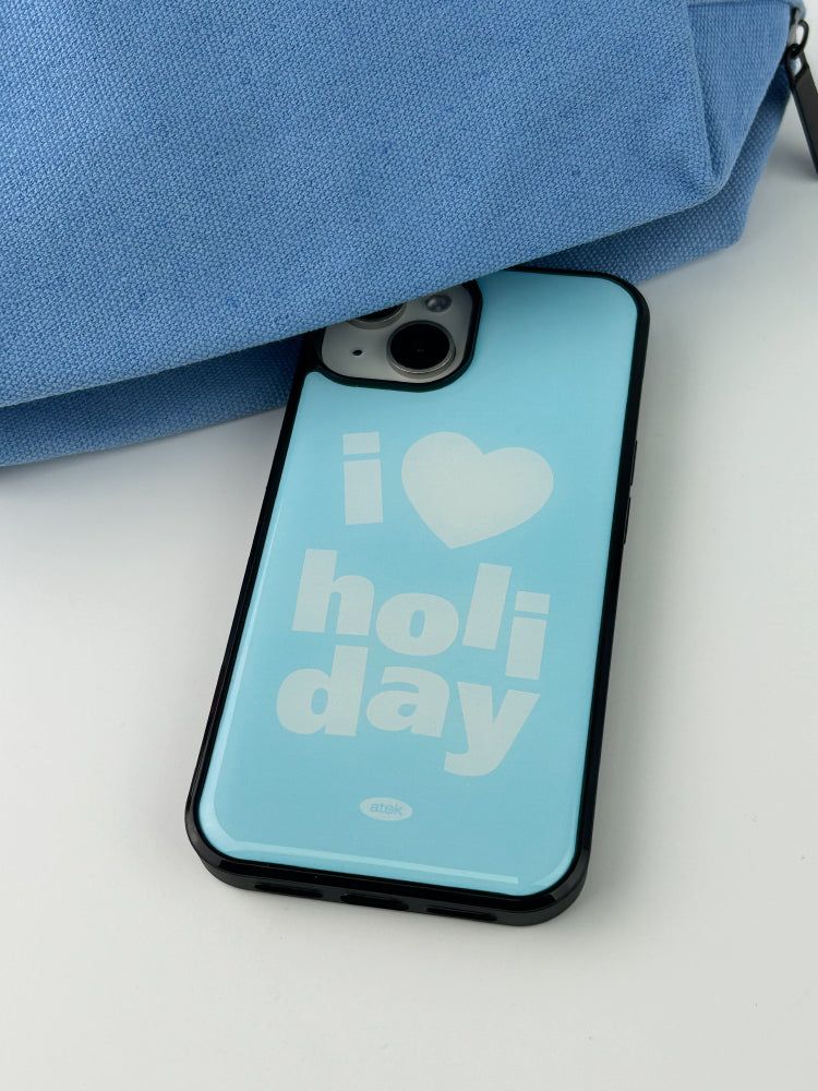 Holiday Epoxy Bumper Case(Blue)