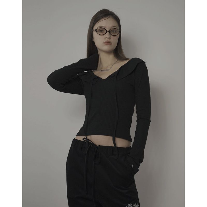 COTTON CANDY PANTS-BLACK