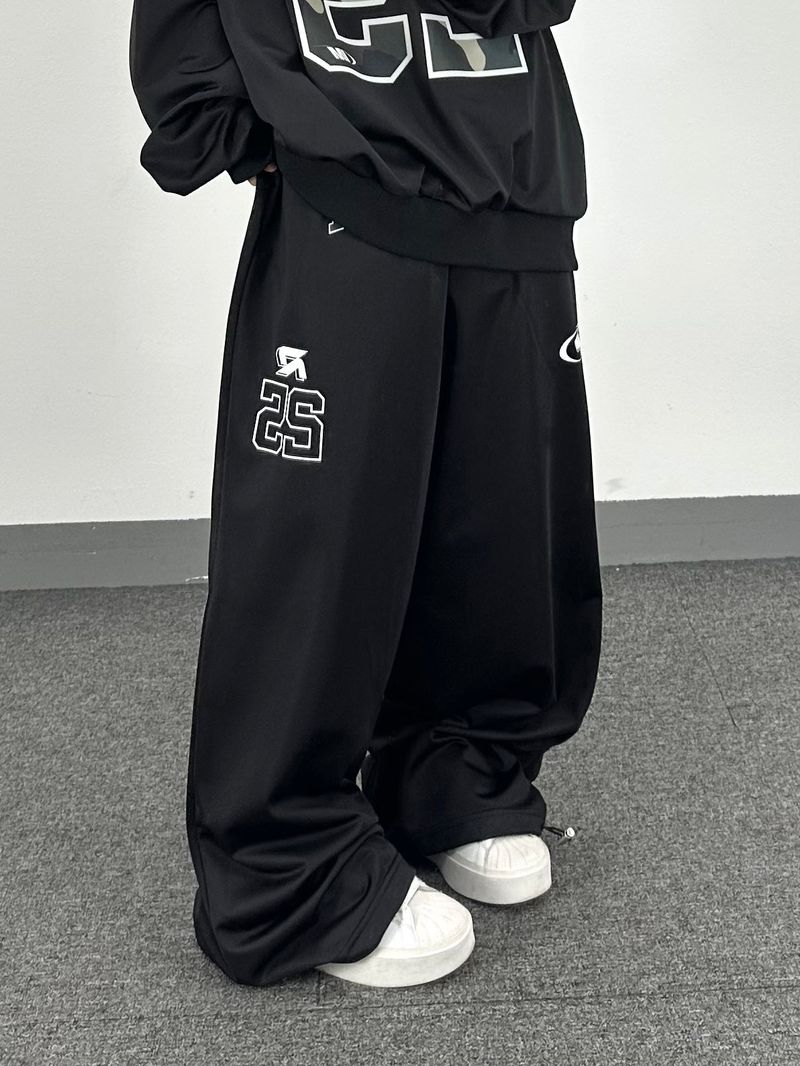 25 lettering jersey pants