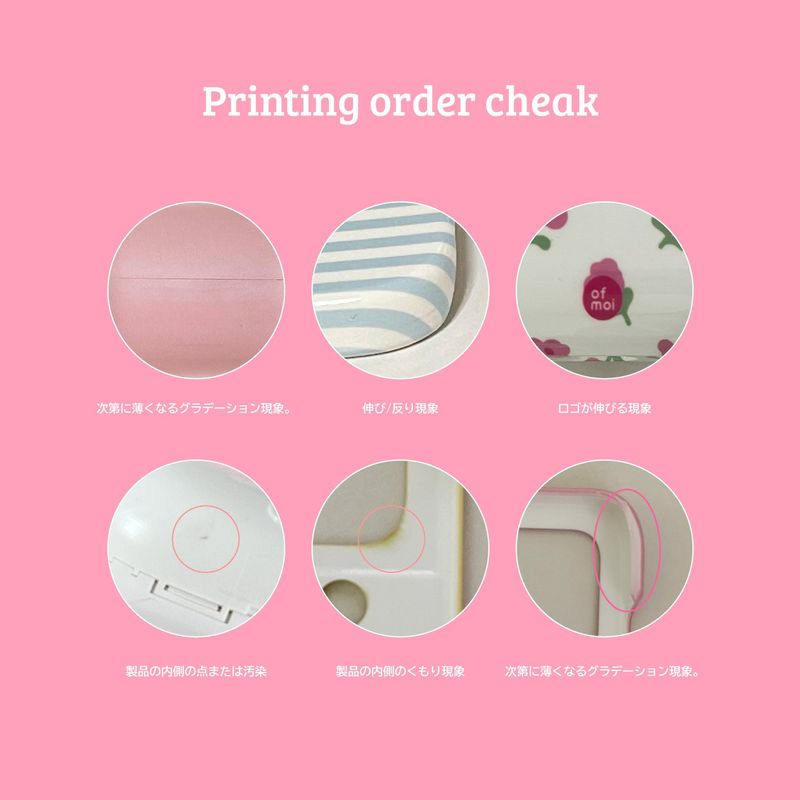 cotton candy glossy hard airpods case