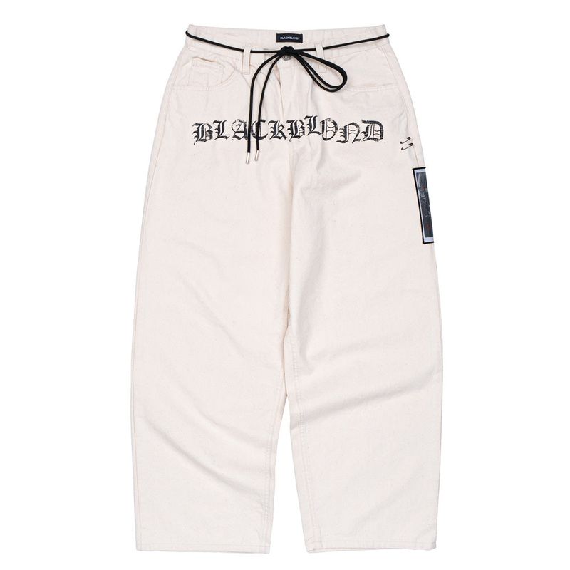 BBD No Sympathy Wide Cotton Pants (Ivory)