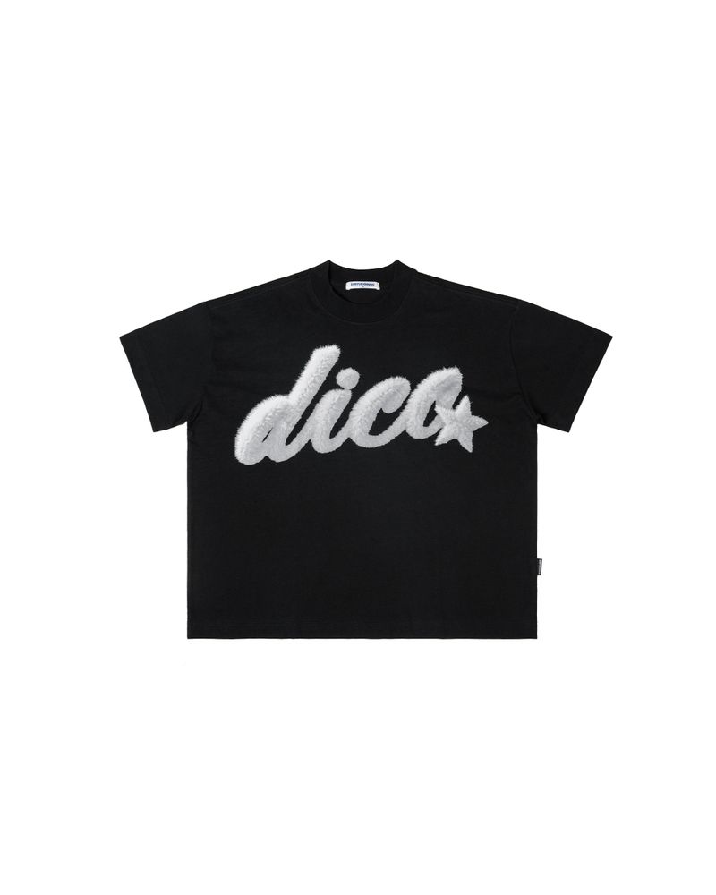 DirtyCoins（ダーティーコインズ）の「Dico Fluffy Print T-Shirt Black（Tops）」