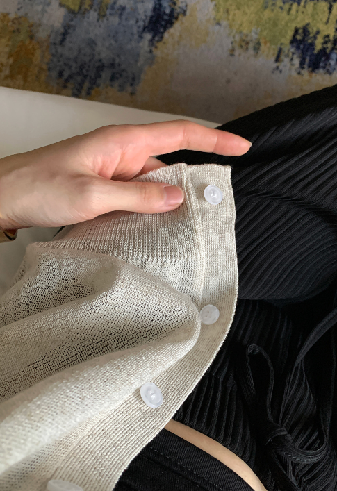 Devon Linen V-neck Cardigan / 7 colors