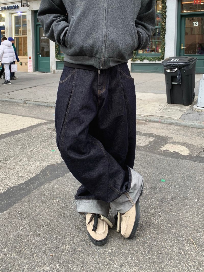 Mine Balloon Selfie Denim Pants