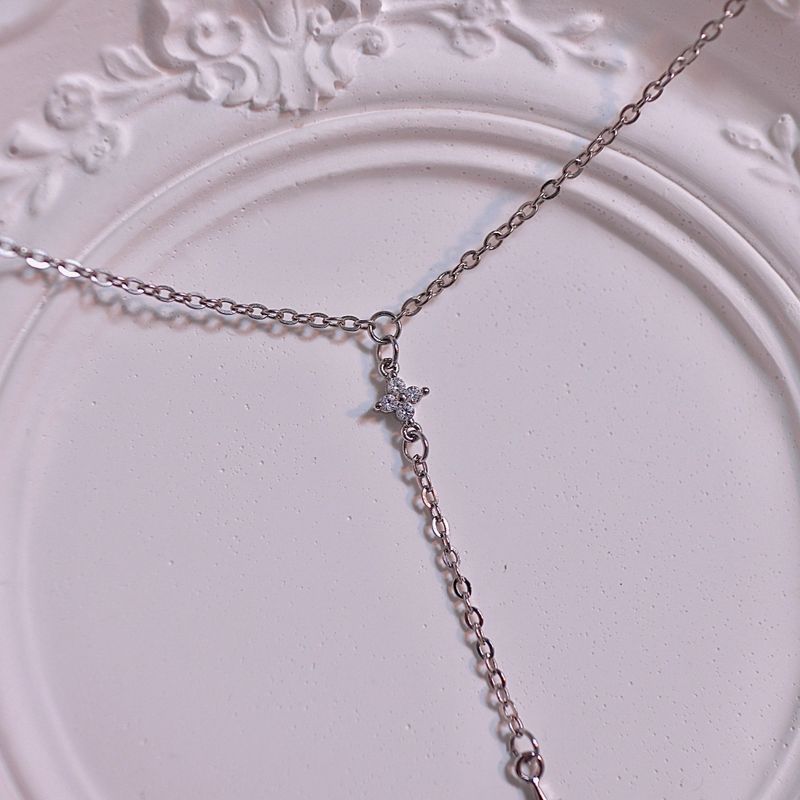 y shape necklace