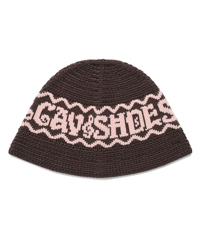cavish（カビシ）の「クレフニットバケットハット ブラウン(CV2EFUAB30A)（帽子）」