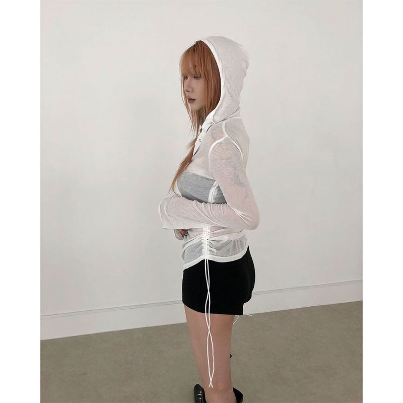 Ain Shirring Hoodie