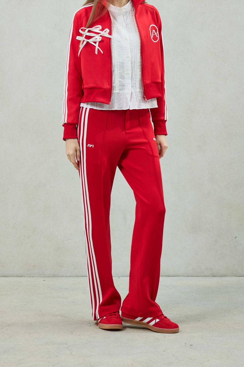 JOEL JERSEY TRACK PANTS / RED