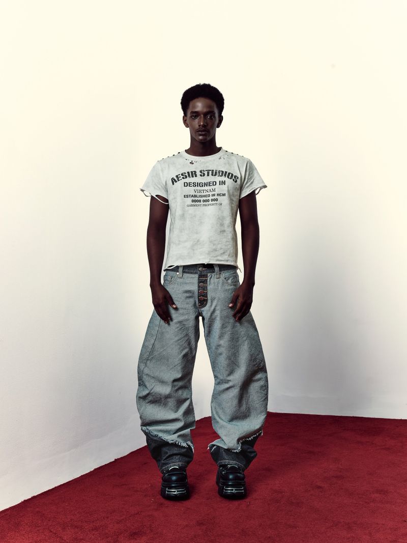 MEN - VYROX - Raw curve jeans