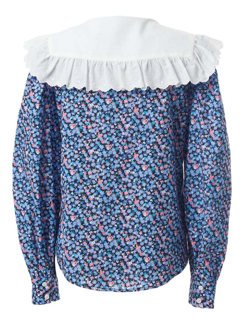 SAILOR COLLAR LACE BLOUSE_FLOWER