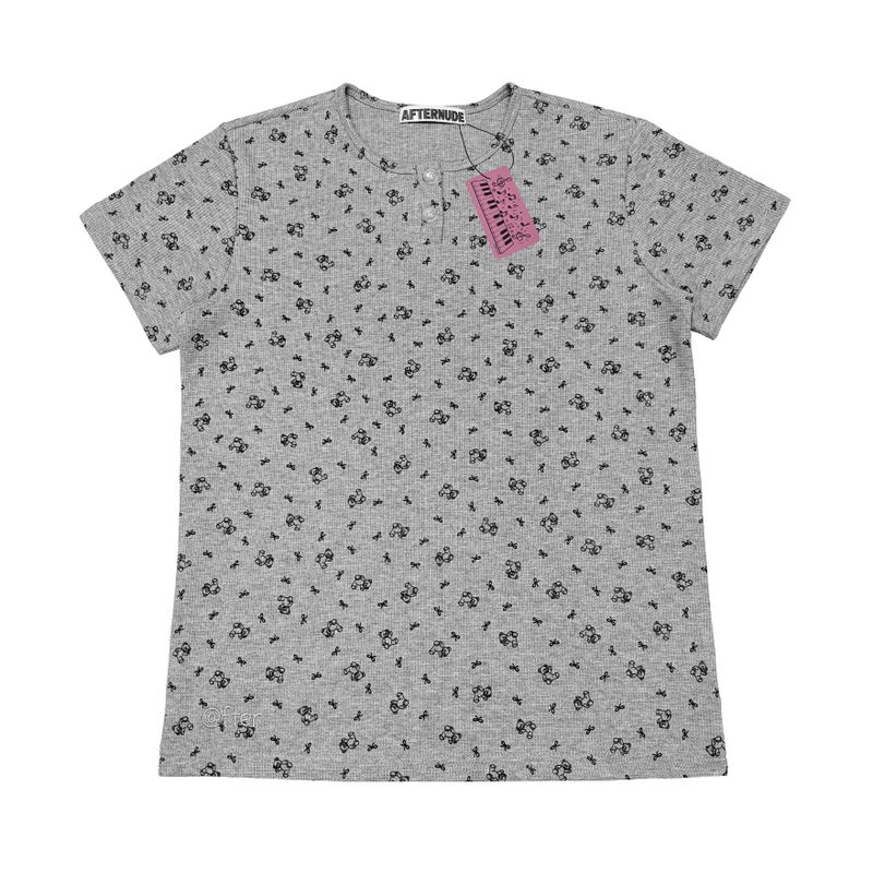 ベアワッフルT (GREY)