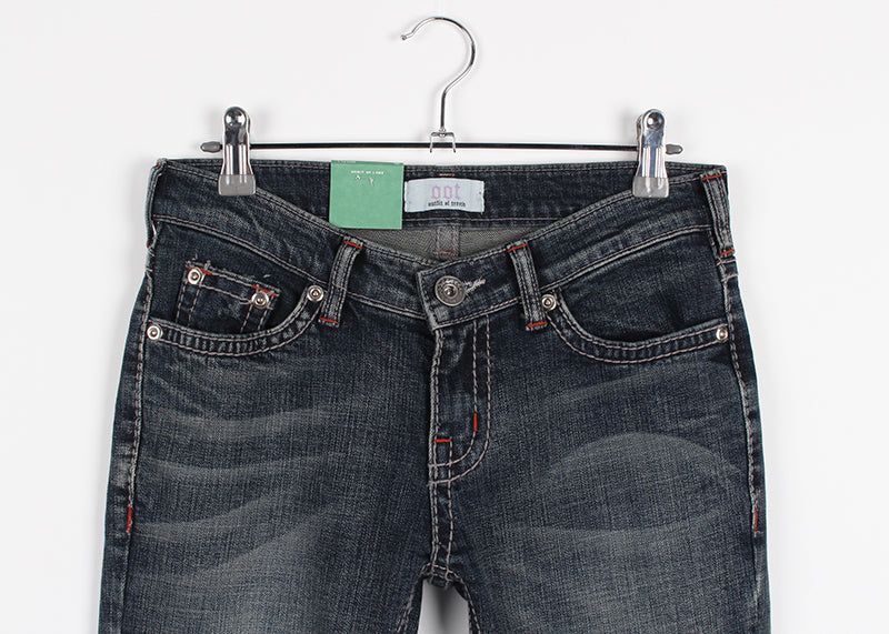 BETTY LOW BOOTS CUT DENIM