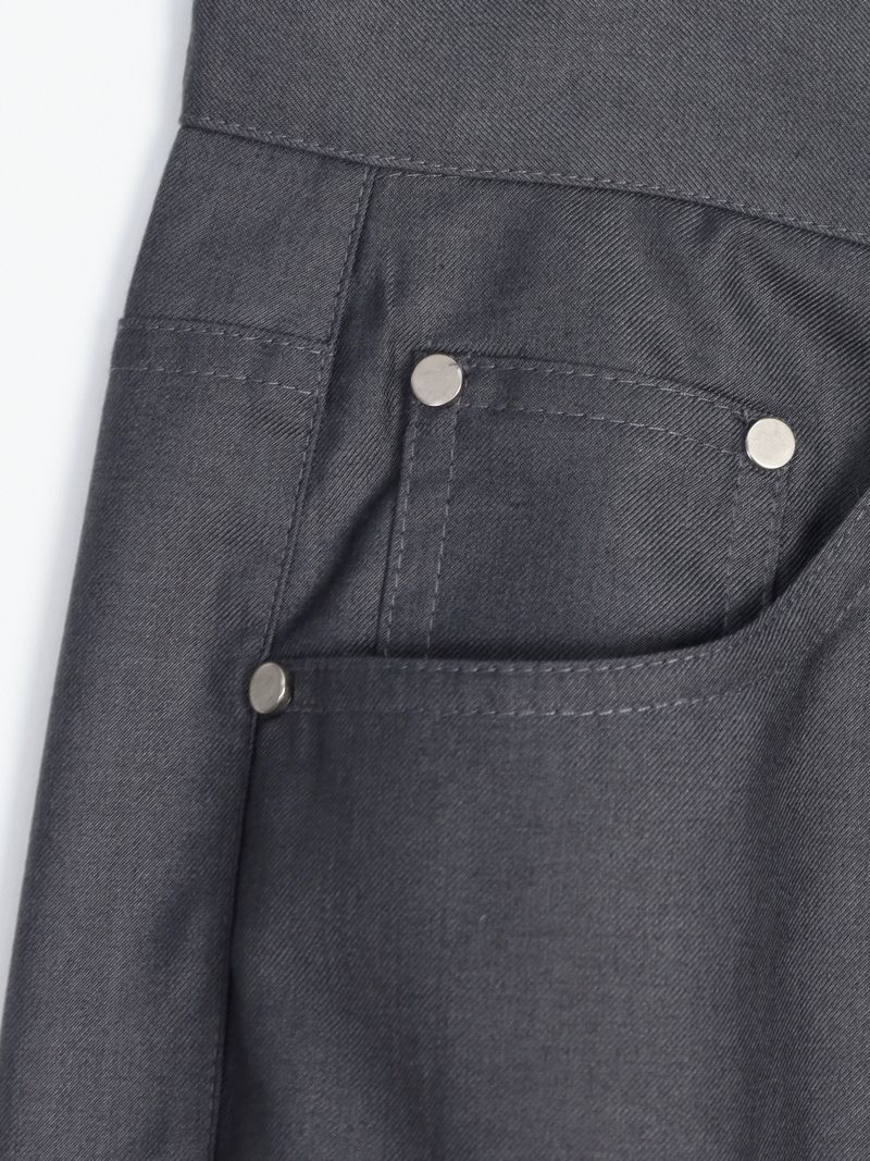 Avan straight rivet slacks