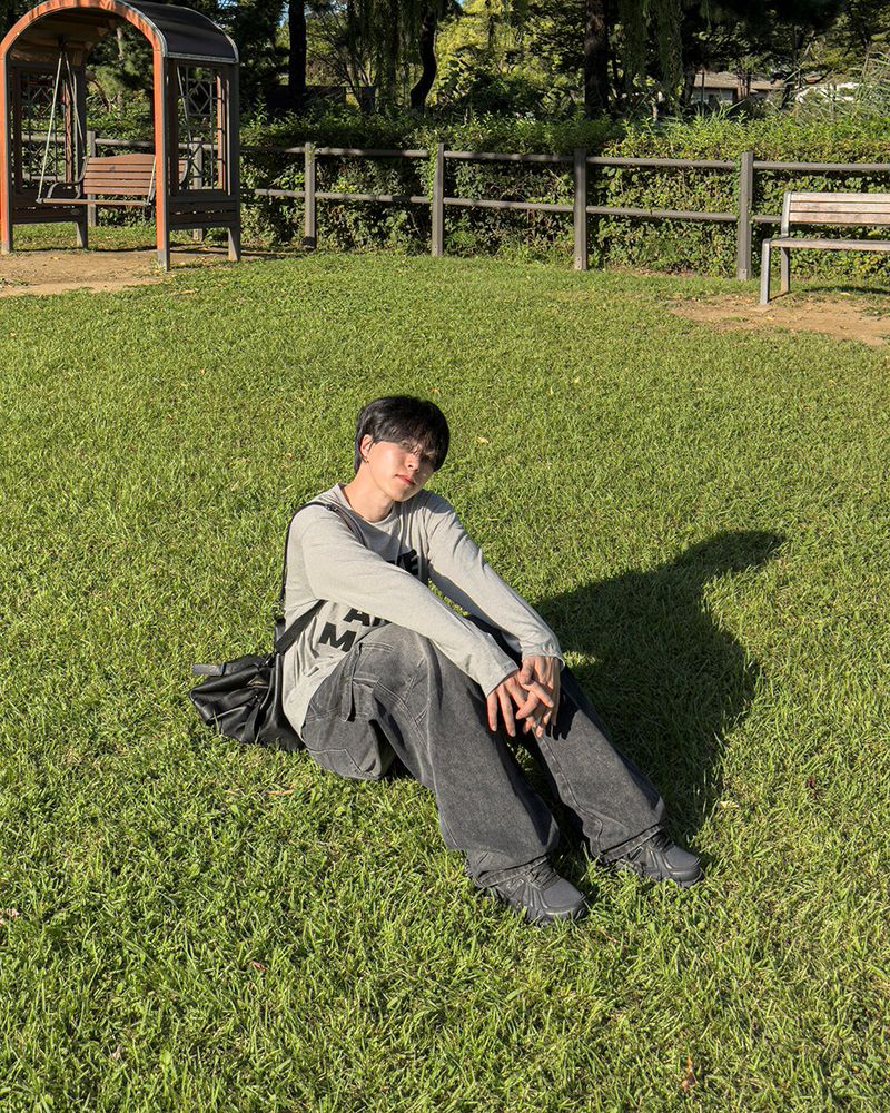 Text Regular Fit Long Sleeve