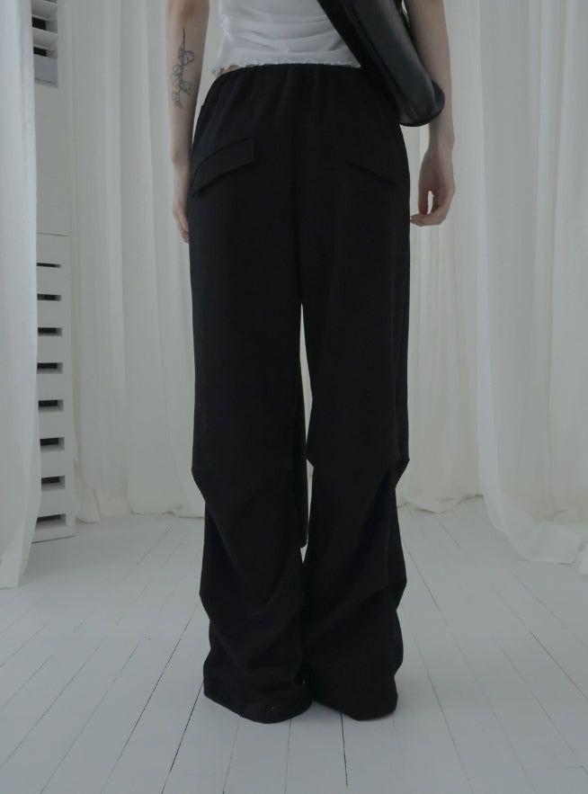 Warr Pintuck Wrap Bootcut Pants