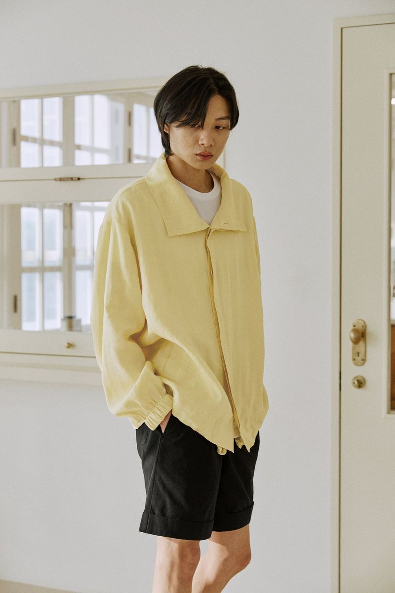 unisex hidden jumper yellow