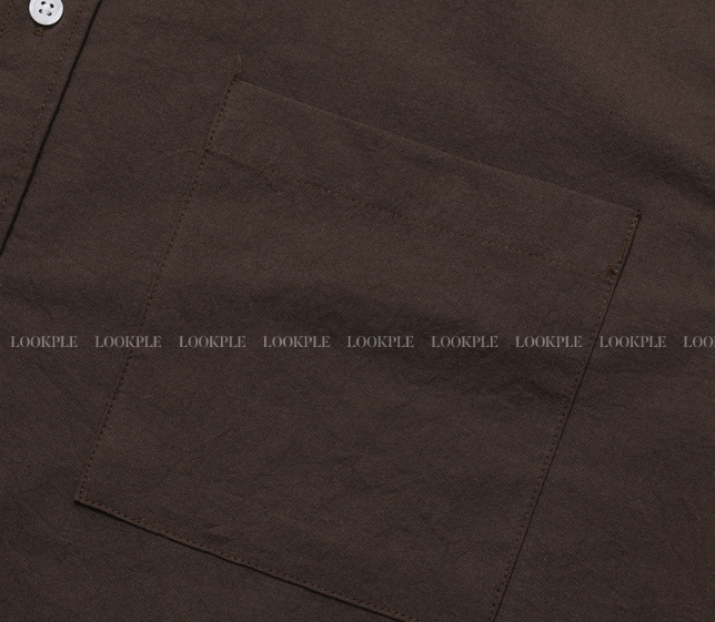 Cool Basic Semi-Over Short Sleeve Shirt
