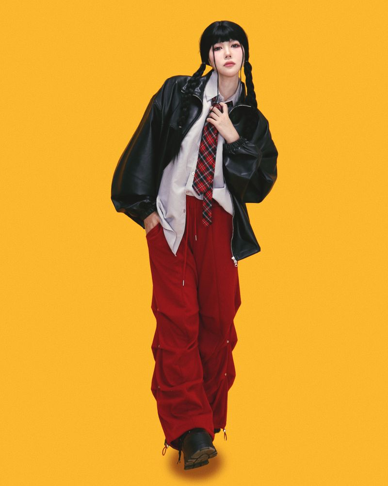 katz pintuck wide pants (5color)