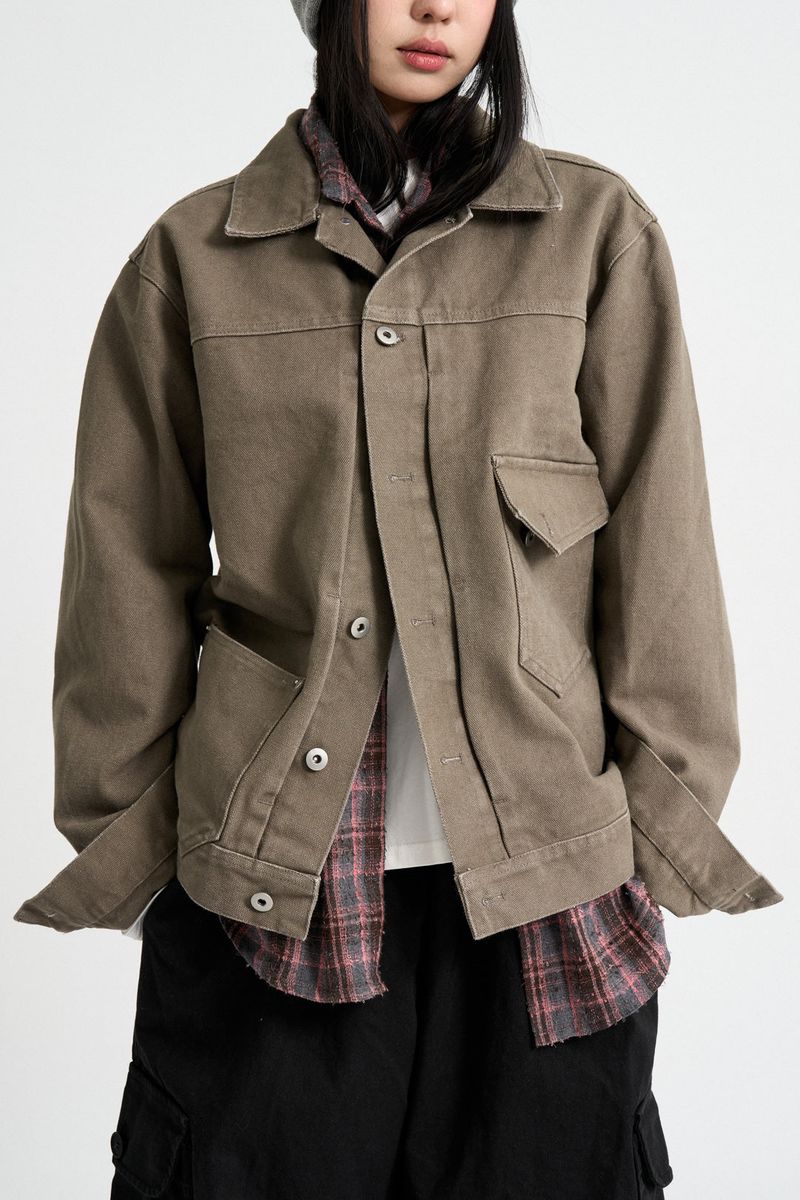 Lowell cotton trucker jacket